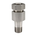 1/2" NPT M - F 316 SS Swivel Adapter