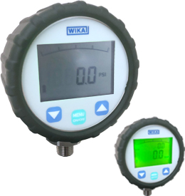 Wika DG-10-E Series Enhanced Digital Pressure Gauge, 0 to 2000 psig