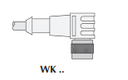 Turck Actuator and Sensor Cordset, Connection Cordset (WK 4.43T-2-P7X2)