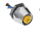 Turck Actuator and Sensor Receptacle, Front Mount (FK 4.4-0.5/18.25)