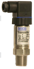 Wika S-10 PRESSURE TRANSDUCER 0-25 BAR, 4-20mA, 2 WIRE,  G1/2B, 4 PIN L-PLUG DIN 175301, IP65, 0.5% ACCURACY, 10-30VDC POWER SUPPLY