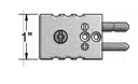 PYROMATION STANDARD PLUG (MALE), TYPE J