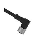 Banner Cordset: Single-Ended M12; 5-pin Right-Angle Female; 10 m 5x20 Black PVC Jacket; 300 Stainless Steel Coupling Nut (MQDC20SS-533RA)