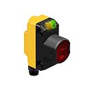 Banner WORLD-BEAM QS18 Series: Fixed-Field; Range: 100 mm cutoff; Output: Complementary Solid-State PNP; Integral 4-pin M8, thd/snap-fit (QS18VP6FF100Q9)