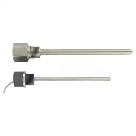 Dwyer Immersion Temperature Sensor, 4" insertion length, 10k ohm NTC Type 3 thermistor