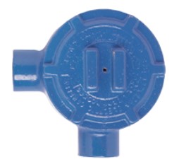 Non-Explosion Proof J-Box, 3 Pin Terminal Block, 1/2" NPT Process Connection, 3-3/4" Diameter