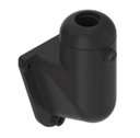 Banner Bracket: Indicator Light Mounting; Right-Angle; Fits 1/2 in NPSM Pipe; Color: Black (LMBE12RA)