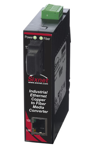 SL Series, 2-Port, Sixnet SL-2ES Media Converter, SC 20km