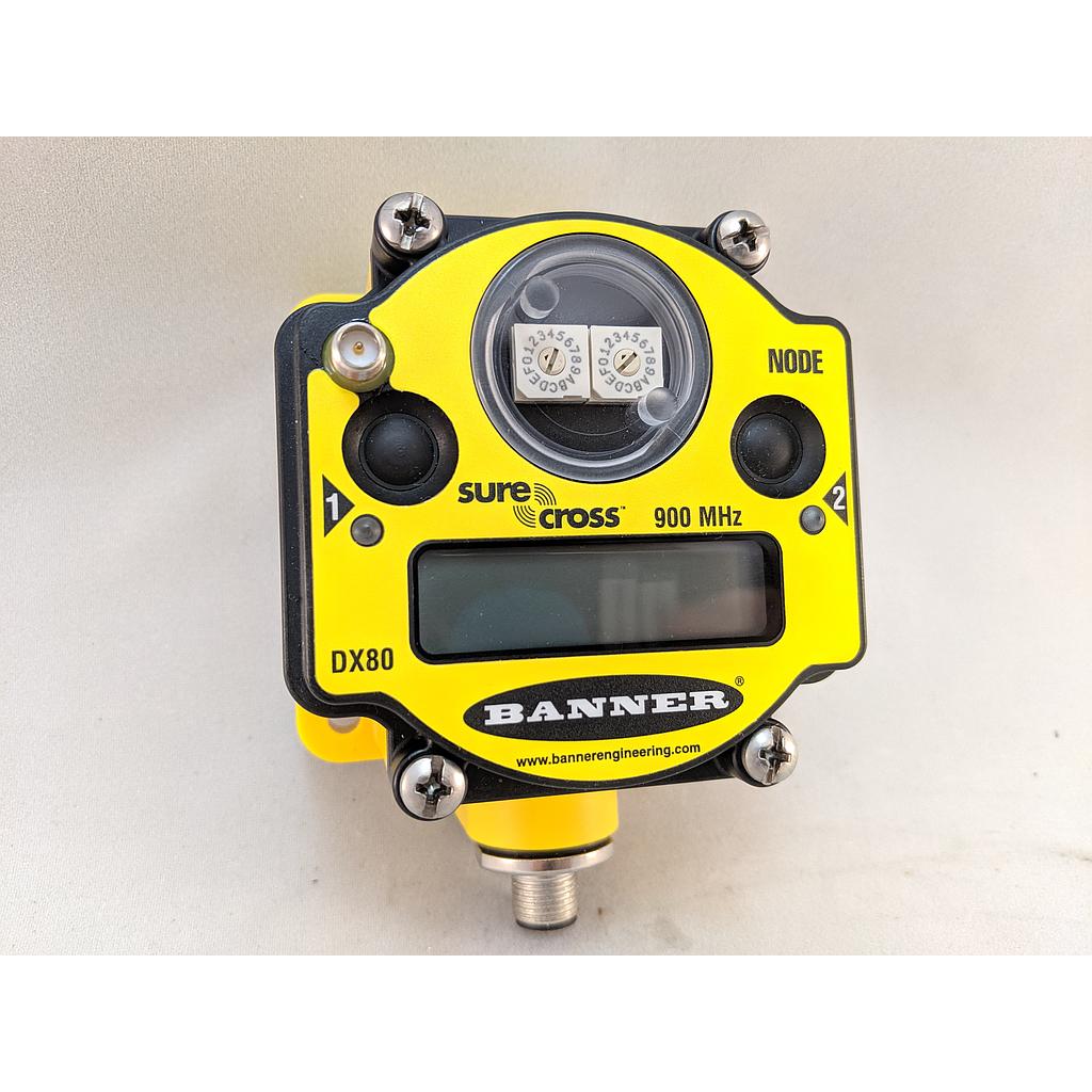 | DISCONTINUED | Banner DX80 Star 900 mHz Node 150 mW IP67 (DX80N9X1S2A1)