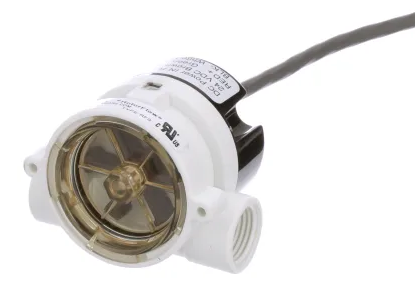 RFS-2500 VISUAL FLOW INDICATOR/TRANSMITTER, POLYPROPYLENE BODY, 1/2" NPT PORT, 4.0-20.00 GPM, 12 VDC, 49" CABLE - 100 PIECE MINIMUM
