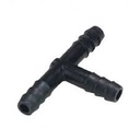 T" Assembly, Plastic, For 1/8" ID Plastic Tubing.