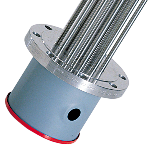 12" 150LB FLANGED IMMERSION HEATER, 480V/220KW, 46" ELEMENT INSERTION LENGTH, 54 ELEMENTS