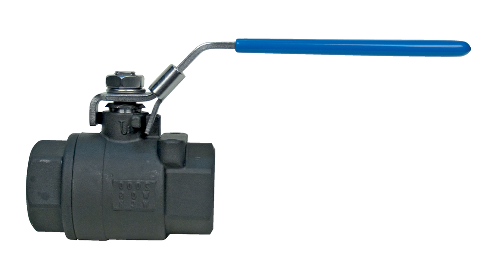 600LL North America Series Full Port Carbon Steel Ball Valve, FNPT Threaded, w/ Locking Device
