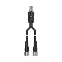 Splitter M12M to M12F and M12F connectors (CSRB-M1240M1242)