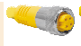 Turck Actuator and Sensor Cordset, Connection Cordset (RKM 55-1M)