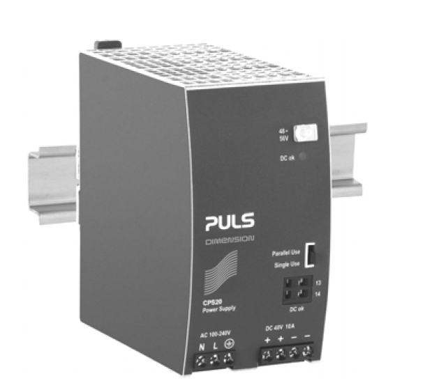 PULS Power Supply, 480W, 100-240VAC 1PH, 24-28VDC, 20-17.1A