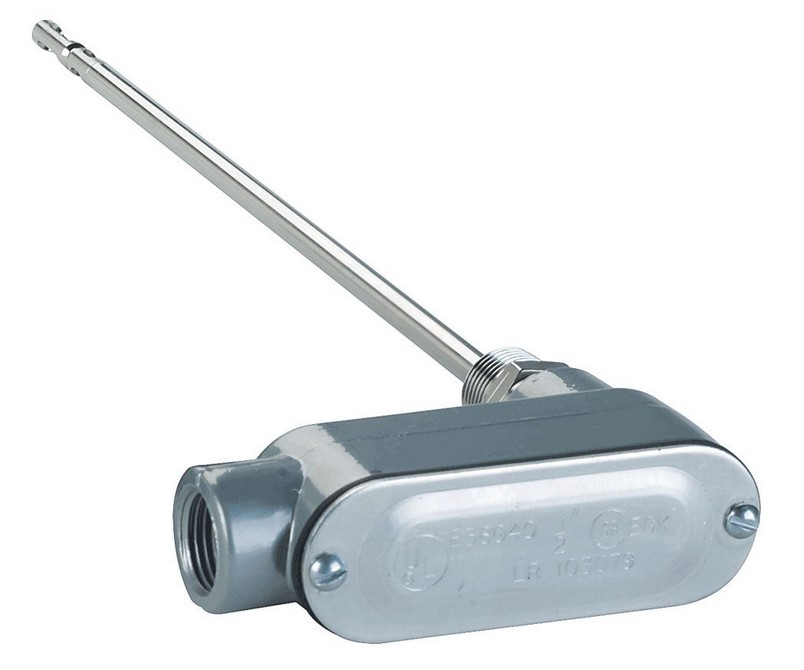 Series 641 Air Velocity Transmitter, High Accuracy, Field Selectable Ranges, 6" Probe, 4-20mA Output