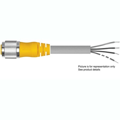 Turck Hazardous Location Cordset, Connection Cordset (P-RKV 40-330-3M)