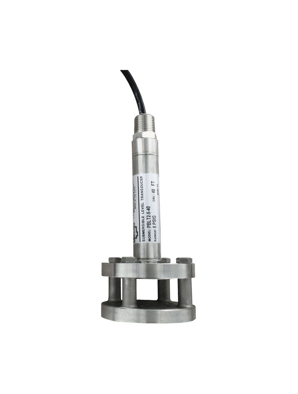 Liquid Level Sensor, 15 psi, 60ft ETFE Cable, PBLT2 Series
