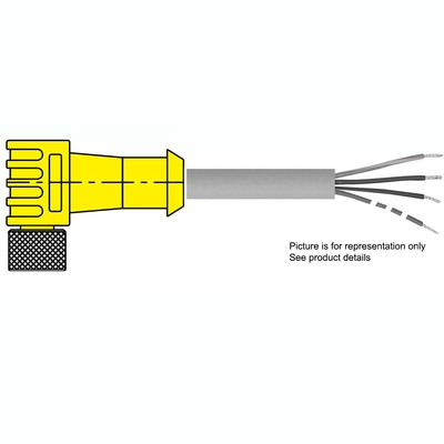 Turck Actuator and Sensor Cordset, Connection Cordset (WKB 3T-5)