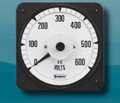 Crompton Hi-Shock Switchboard AC Voltmeter