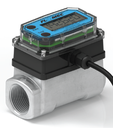 Flomec G2 Series, Turbine Flow Meter, 2" NPTF, Battery Powered Display, Aluminum Body for Solvents and Fuel