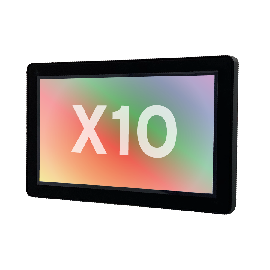 X10 Controller 10", 12 DC In, 2 DC Out, 6 Relay Out, 4 Analog In (mA/RTD), 2 Analog Out (mA), WebMI License unlimited preloaded