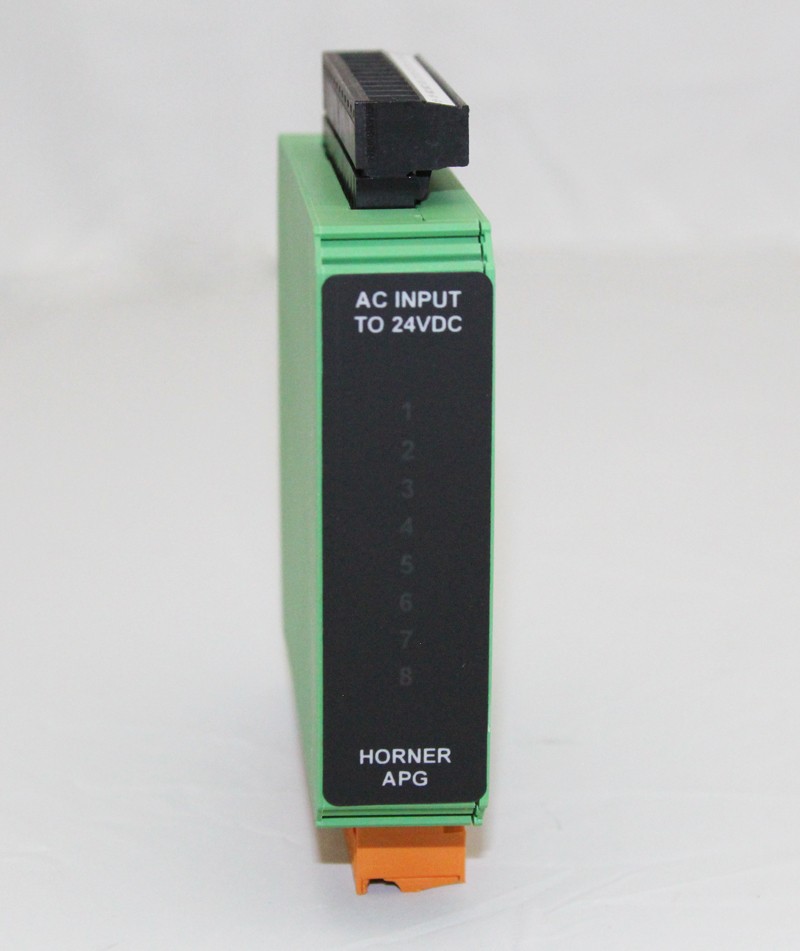 8 Channel 120/240 VAC Input (Positive Logic) adapted to 8 channel 24V DC Inputs (Positive Logic)
