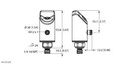 Turck Pressure Sensor, Relative Pressure: -1…1  Bar (PS310-1V-03-LI2UPN8-H1141)