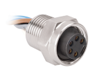 Turck Hazardous Location Receptacle, Front Mount (P-RKFV 52 EX-0.5/14.5/NPT)