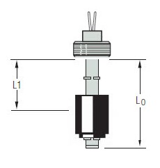 LS-700 Level Switch LS-700-7-SS-BN-SPST-020-GR1-1