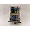 Low-Water Cutoff Level Control, 10k Ohm Sensitivity, 120VAC, 11 Pin Octal DIN Mount, No Enclosure, Reset Function, Pushbutton, Test Feature, 4 Second Delay Increasing and Decreasing
