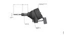 Explosion Proof RTD, 3 Wire, 14 Inch