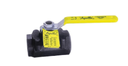 Conbraco 2-Piece, Series: 73A-100, 3/4 in Nominal, FNPT End Style, 2000 psi CWP Pressure, Standard Port, Media: Gas/Water, 0.68 in Orifice, Latch-Lock Lever Actuator, Chrome Plated Carbon Steel Ball, 3.07 in Inlet to Outlet Length, 2.07 in Top to Inlet Center, MPTFE/RRPTFE Softgoods, Domestic