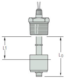 LS-700 LEVEL SWITCH LS-700-3C-SS-PP-SPST-020-GR2-1