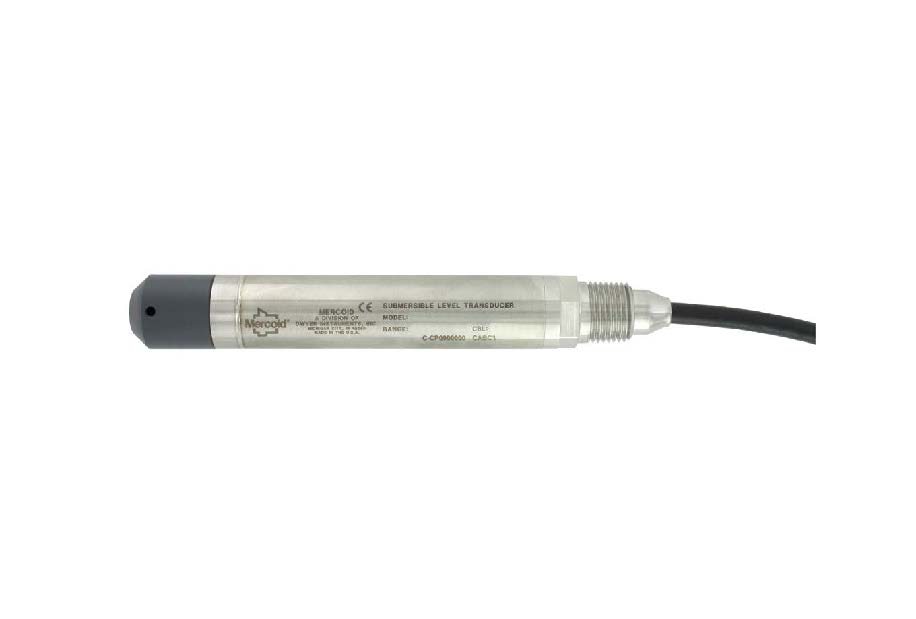 SBLT2 Mercoid Submersible Level Transmitter, 0-10PSI, 40' Cable, ETFE