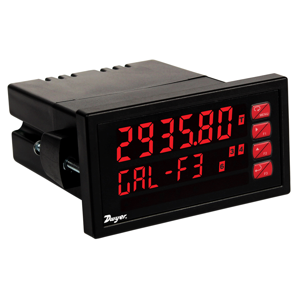 APM Series Analog Panel Meter, 12-24 VDC, 2 Relays, 4-20mA Transmitter