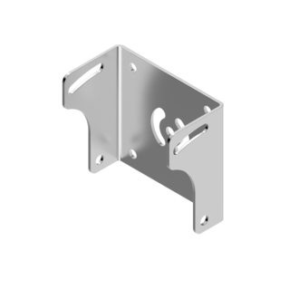 SMBAMSQ90R Q90R Series Adjustable Mounting Bracket. 14-Gauge 304 Stainless Steel. M6 x 1 Mounting Hardware Included