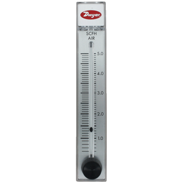 RMB Series Flowmeter w/SS Valve 60-600 SCFH Air