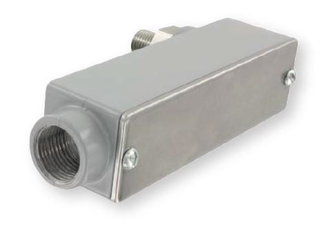628 Series Industrial Pressure Transmitter, Range 0-150 PSI, Conduit Box Housing, 1/4" Male NPT Process Connection, 1/2" Female NPT Conduit Connection, 4-20mA Output