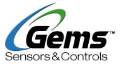 Gems Level Indicator, BM-2-T1-S4/.75"150#-B10-32.5-PP1 -SC(IN)* SG=1