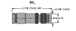 BS 34-0 M16 powerfast Field Wireable