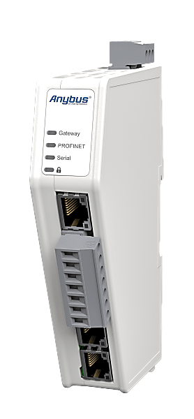 Anybus Communicator Serial, PROFINET-IO (Device/Slave) to Modbus RTU (Serial Master)