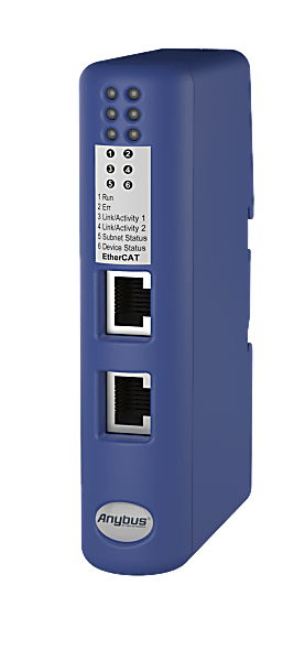 Anybus Communicator CAN Classic, EtherCAT (Slave) to CAN 1.0/2.0A/2.0B