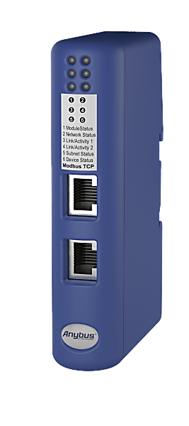 Anybus Communicator CAN Classic, Modbus TCP (Slave) to CAN 1.0/2.0A/2.0B