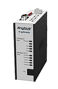 Anybus X-gateway, CANopen Slave to Modbus RTU Slave