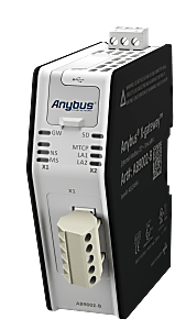 Anybus X-gateway, Modbus TCP (Client/Master) to DeviceNet (Adapter/Slave)