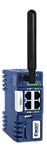 Ewon Cosy+ with Cellular 4G WAN, for Europe-Australia-New Zealand bands, includes 4-ports RJ45 10/100Mb LAN (1 WAN configurable).