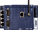 Ewon Flexy 201 Base Unit, 4x Ext Card Slots, 4-ports LAN Only RJ45 10/100Mb, Requires WAN Ext Card for VPN connectivity