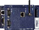 Ewon Flexy 202 Base Unit, 4x Ext Card Slots, 1-port RJ45 LAN, 1-port Serial D-Sub 9-pin male (RS232/422/485), Requires WAN Ext Card for VPN connectivity
